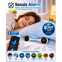 Yastık Altında Kullanılan Bluetooth Uyku Hoparlörü Sessiz Alarm Rahatlatıcı Sesler Ve 8 Saat Kesinti