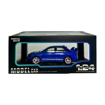 Hobbiez World Mitsubishi Lancer Evolution Mavi 1/24 Model Araba