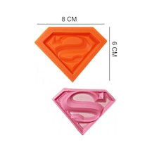 Superman Silikon Şeker Hamuru, Sabun, Mum Kalıp