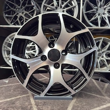 14 İnç 4x108 Fiesta Siyah Elmas Kesim Jant Modeli 4 Adet