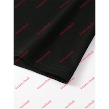 Startmore Model 3366 Erkek Yazlık Yuvarlak Yaka Kısa Kollu Günlük Tişört, Yaz Siyah
