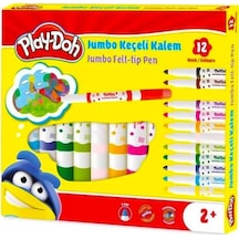 Play Doh 12 Renk Jumbo Keçeli Kalem Seti Playke020