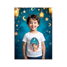 Stil-x Ramazan Bayramı Baskılı Erkek Çocuk Tshirt, %100 Pamuklu Kumaş Beyaz-8