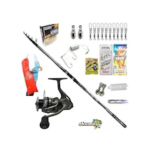 Acuador Acu-8000a 420cm 70-250gr Oslo Crome Profesyonel Kıyı Olta Takımı Seti