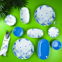 Aryıldız Blue Mimosa 19 Parça 4 Kişilik Kahvaltı Takımı Çok Renkli