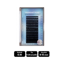 Misyul 0.10d Dramatik Kıvrım Mix Soft Eyelash Doğal İpek Kirpik 8-15 Mm 16'lı