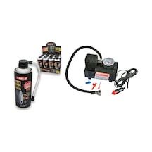 2 Li Oto Lastik Acil Set Kompresör + Lastik Tamir Kiti