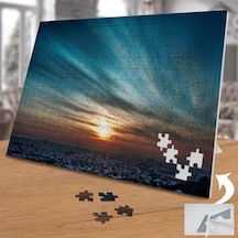 Şehrin Akşam Üstü Gün Batımı 240 Parça Puzzle Yapboz-74869