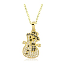 Hk Gümüş Kadın Kolye Gold Kardan Adam Gümüş Takı Hediyelik Ürünler-203823 Çok Renkli Hk Gümüş Kadın Kolye Gold Kardan Adam Gümüş Takı Hediyelik Ürünler-203823 Çok Renkli
