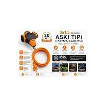 Askı Tip 3 Lü Uzatma Kablosu 20