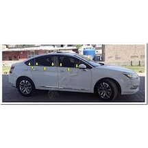 Markadan Citroen C5 Krom Cam Çıtası 2008 Sonrası 6 Parça Paslanma