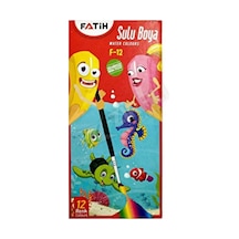 5 Adet Fatih F-12 Sulu Boya 12 Renk Çok Renkli
