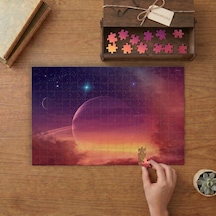 Kozmik Galaksi Tasarımı 240 Parça Ahşap Puzzle Ahşap Kutuda Mpy50439