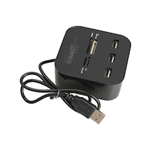 USB 2.0 Hub 3 Port USB Çoklayıcı Çoklu Kart Okuyucu 40 In 1