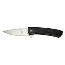 Gear Aculus F004 Bk Siyah Kurtarma / Kamp Çakı 18cm - Yarı Otomatik, Cam Kırma Aparatlı, Kemerlikli, Kutulu Çok Renkli