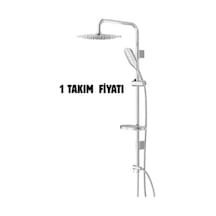 Diamond Soft Tall Duş Seti Krom