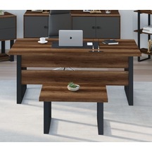 Robinhome Grand Metal Ayaklı Barok Ofis Sehpası