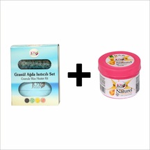 Joy Wax Ganül Ağda Isıtıcı Set Azulen+konserve Ağda Naturel80 ML