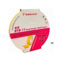 Yıldızlar Çift Taraflı Köpük Bant 15mmx5m - 2 Adet