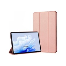 Pad X9 Için Kılıf Slim Translucent Back Smart Cover Rose Honor Pad X9 İle Uyumlu Kılıf - Rose Genel