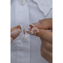 Nereze 925 Ayar Gümüş Zirkon Taşlı Ağaç Model Küpe