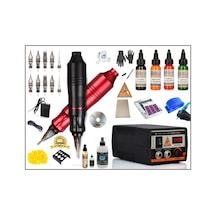 Xl-5327A Hybrıd Siyah Renk Tattoo Pen Dövme Makinası Seti - Mabuc