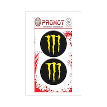 Monster Tasarım Damla Logo Sticker 02 Diğer
