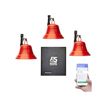 F5 Smart Fabrika Mola Zil Saati Seti Üç Çanlı Set