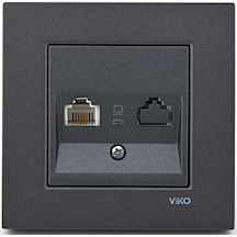 Viko Novella Füme Nümeris Telefon Çerçeveli