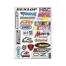 A4 Sticker 006 Tek Paket Çoklu Sticker Çok Renkli
