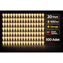 100 Adet 10 Watt 810 Lm Günışığı Renk Ampul