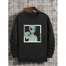 Unisex Kadın/erkek Harajuka Sokakt Oyun Kartı Baskı Siyah-17276 Siyah