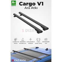 S-dizayn Suzuki Xl-7 S-bar Cargo V1 Ara Atkı Tavan Taşıyıcı Barı Siyah 110 Cm 1998-2006 A+ Kalite