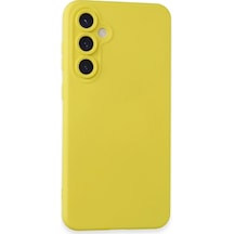 Samsung Galaxy S24 Kılıf Nano İçi Kadife Silikon - Sarı Çok Renkli