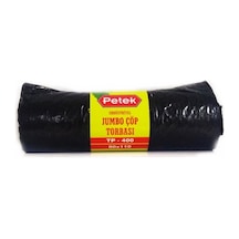 Petek Endüstriyel Jumbo Boy Çöp Torbası Siyah 80 x 110 CM