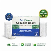 Eat More Appetite Boost 30 Kapsül Takviye Metabolizma Destek Aromasız
