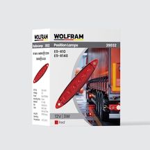 Led Yan Pozisyon Lambası Kırmızı Renk Parmak Led 12v 3w E9-r10 Belgeli