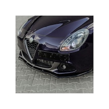 Alfa Romeo Giulietta Ön Lip 2010-2020 Uyumlu Ön Alt Lip Piano Black Abs