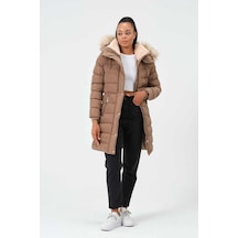 Pique Veronıka Kadın Mont-k.bej Koyu Bej