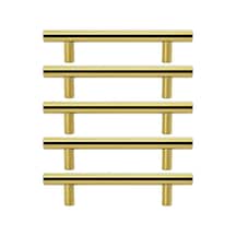 Alteta 5 Adet 128 Mm - 12.8 Cm Gold Altın Metal Mobilya Mutfak Çekmece Dolap Kulbu Kulpu Kulpları Çok Renkli