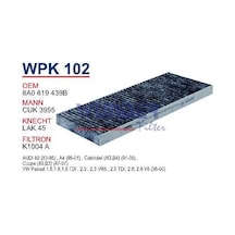 WUNDER WPK102 Polen Filtresi Volkswagen Passat (Karbonlu)