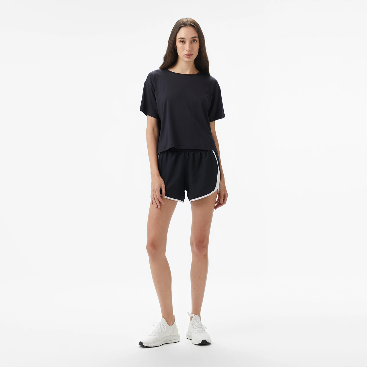 Under Armour Fly By 3 Kadın Siyah Koşu Şortu 1382438 Siyah