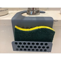 Bezos Lavabo Süngerliği Evrensel Bulaşık Süngeri Tutucu Mutfak Aksesuarı Mmbz Çok Renkli