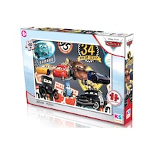 Ks Games Cr714-1 Disney Cars Lisanslı 100 Parça Erkek Çocuk Puzzle 5 Yaş Üzeri