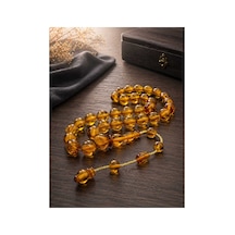 Sıkma Kehribar Tesbih 12 Mm Sıralı Sistem Takım Püskül Küre Model Usta İşçilik Özel Ahşap Kutulu Hediyelik Tasarım Sarı - 878930026 Sarı - 878930026 Sarı