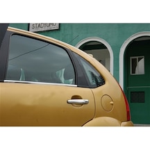 Woc Chrome Citroen C3 Krom Cam Çıtası 2002-2009 4 Parça Paslanmaz