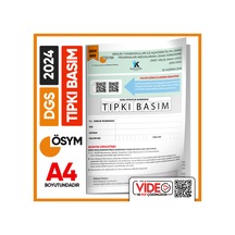 2024 Dgs Sayısal - Sözel Ösym Tıpkı Basım Çıkmış Soru Deneme Kitapç