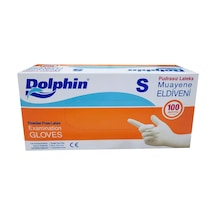 Dolphin Pudrasız Lateks Muayene Eldiven Eldiveni 100'lü