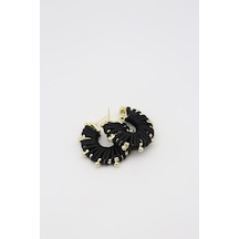 Çelik Küpe 14 K-17205 30mm Çok Renkli