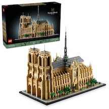 LEGO® Architecture Notre Dame Katedrali 21061 - Yetişkinler için Dekoratif ve Sergilenebilir Model Yapım Seti (4383 Parça)